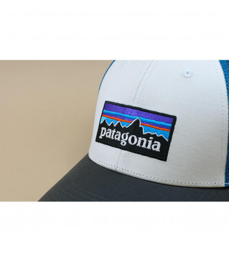 trucker Patagonia blanc gris